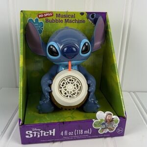 Disney Stitch No-Spill Musical Bubble Machine by Little Kids Inc. (Ages 3+)